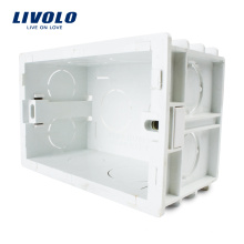 White Plastic Materials, 101mm*67mm US Standard Internal Mount Box for 118mm*72mm Standard Wall Light Switch